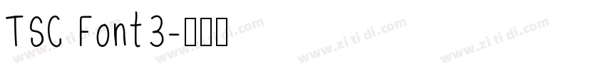 TSC Font3字体转换